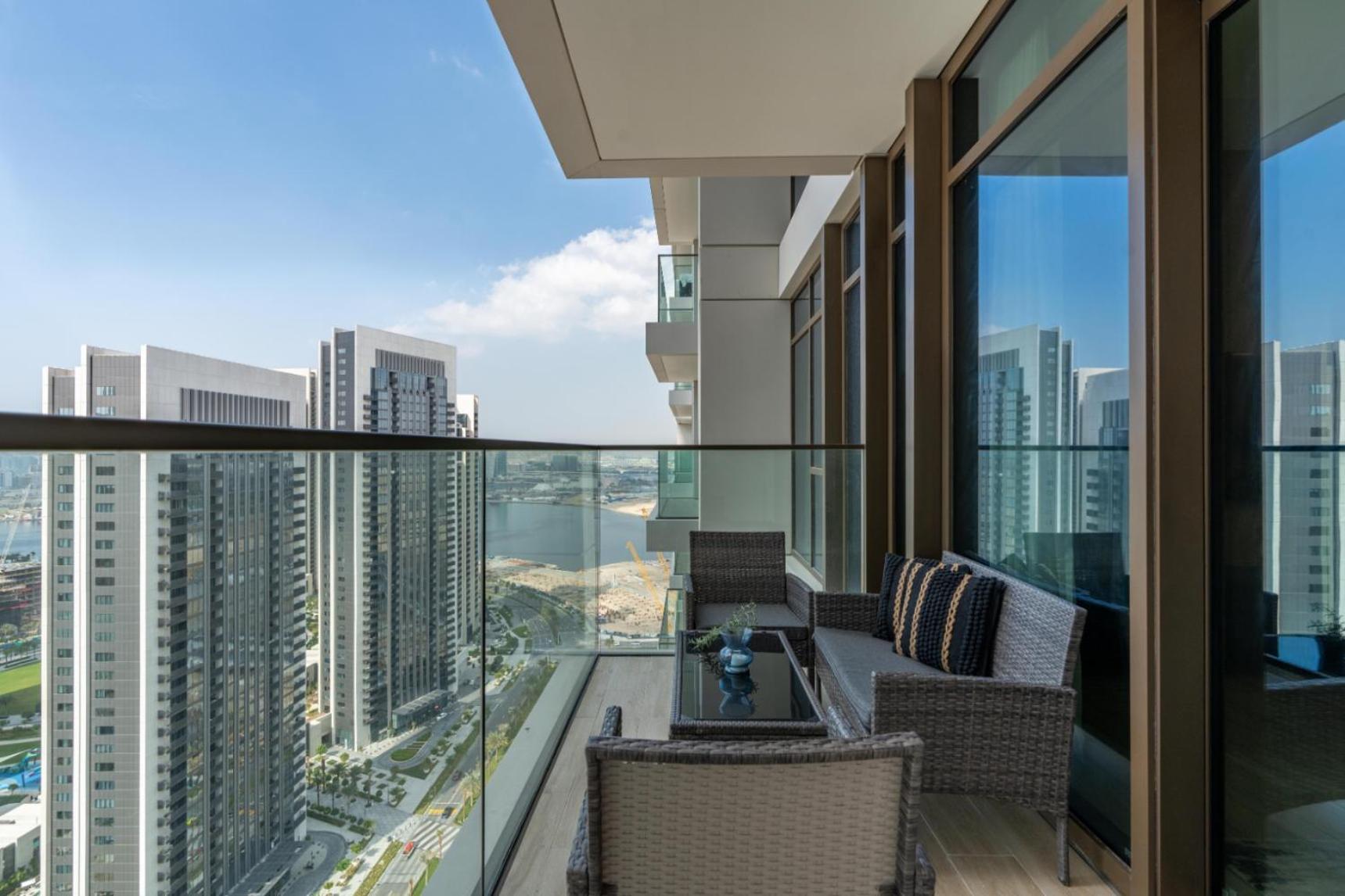 1Br High-Floor Elegant Apt In Palace Residence By Vibel Dubai Exterior foto